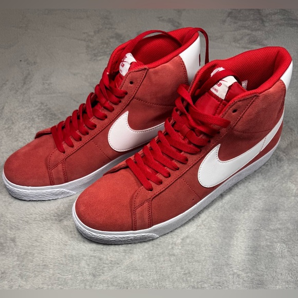 Size 11.5 - Nike Zoom Blazer SB Mid University Red NWOB - Picture 2 of 8